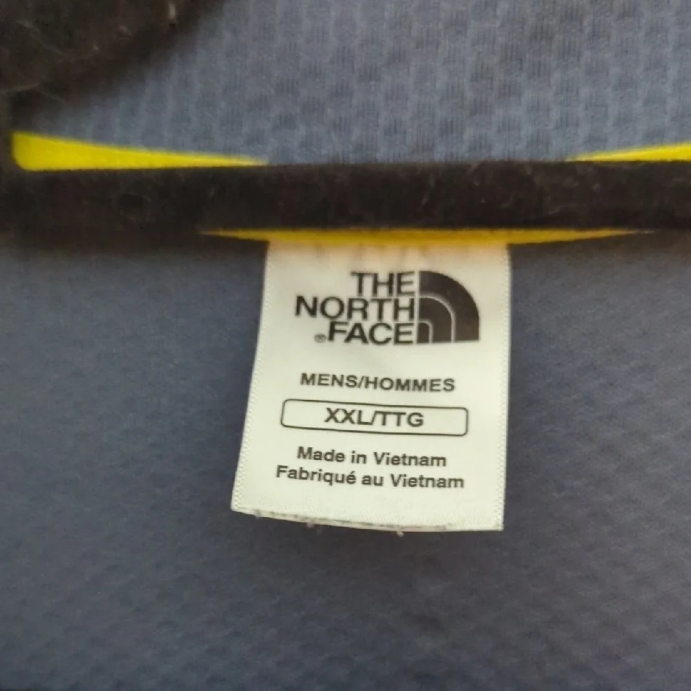 The North Face Blue and Yellow Pullover